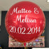 Red <br> Personalised Orbz Balloon